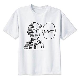 One Punch Man T-Shirts - Saitama Nani T-Shirt SA3105