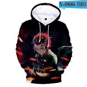 Demon Slayer Hoodie - Unisex 3D Printed Fashion Hoodies