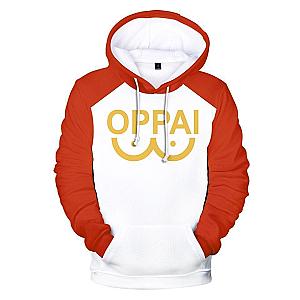 White Oppai Hoodies - One Punch Man Hoodies