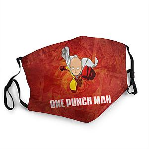 One Punch Man Face Masks - One Punch Man Super Saitama Anti-Covid Mask SA3105