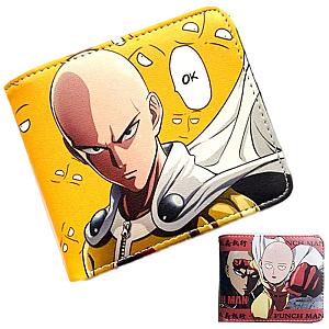 Anime One Punch Man Wallet - Saitama Funny PU Purse