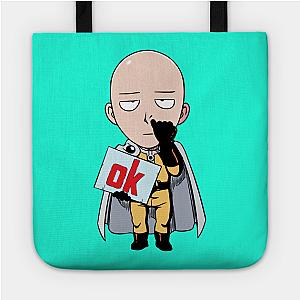 One Punch Man Bags - One Punch Man Ok - Saitama Tote Bag TP2105