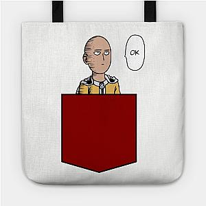 One Punch Man Bags - Pocket Saitama! Tote Bag TP2105