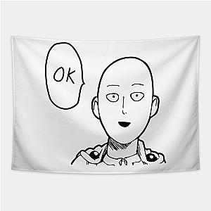 One Punch Man Tapestry - Saitama say ok Tapestry TP2105