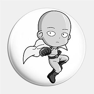 One Punch Man Pins - Saitama (Chibi) (Grayscale) Pin TP2105