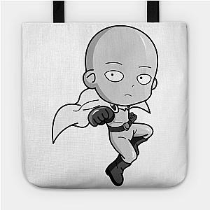 One Punch Man Bags - Saitama (Chibi) (Grayscale) Tote Bag TP2105