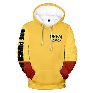 Yellow Oppai Hoodies - One Punch Man Hoodies