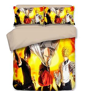 One Punch Man Duvet Cover - Saitama x Genos   Duvet Cover SA3105