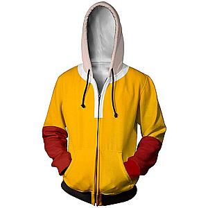 One Punch Man Jackets -  Saitama Jacket Yellow & Red SA3105