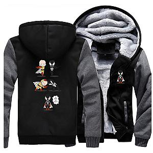 One Punch Man Jackets -  Fleece Jacket Saitama Venom SA3105