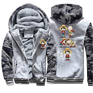 One Punch Man Jackets -  Saitama Luffy Fleece Jacket SA3105