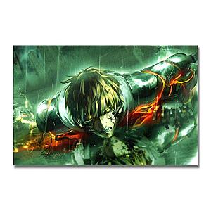 One Punch Man Wall Art - Canvas Print  Genos Injured SA3105