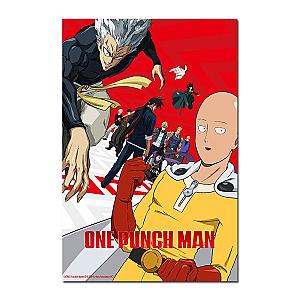 One Punch Man Wall Art - Canvas Print  Saitama Garou Genos SA3105