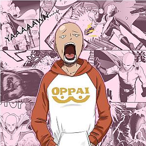 One Punch Man Wall Art - Canvas Print  Saitama Tired Oppai SA3105