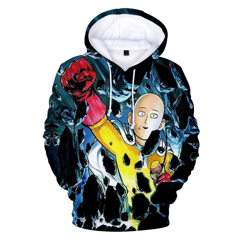 Sweat One Punch Man Saitama Coup de Poing XS Official Dr. Stone Merch