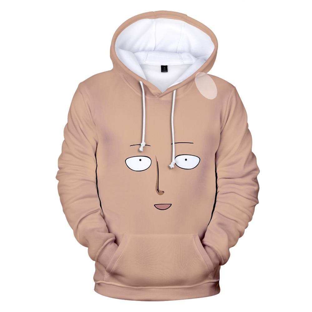 Sweat One Punch Man Saitama Visage XS Official Dr. Stone Merch