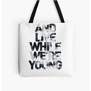 Live While We re Young - One Direction All Over Print Tote Bag RB1711