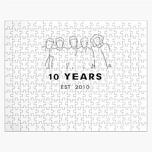 One Direction 10 Year Anniversary One Direction 1D One Direction Merch Minimalist Tee Fun Music Unisex Jigsaw Puzzle RB1711