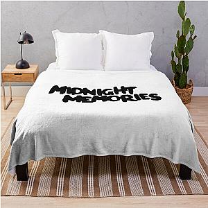 midnight memories one direction logo Throw Blanket RB1711