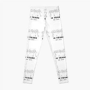 One Direction 10 Year Anniversary One Direction 1D One Direction Merch Minimalist Tee Fun Music Unisex Leggings RB1711