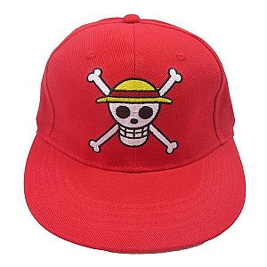 Red cap One Piece Jolly Roger Luffy OMN1111