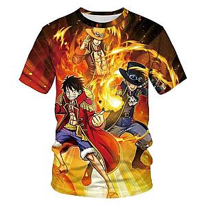 One Piece Fire Brotherhood T Shirt OMN1111