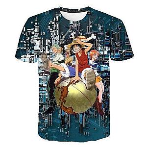 One Piece T Shirt The Mugiwara World Conquest OMN1111