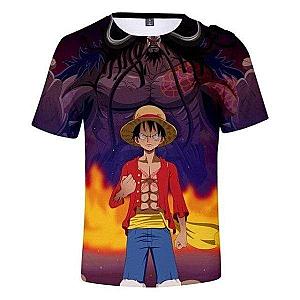 T-Shirt One Piece Luffy In The Shadow Of Kaido OMN1111