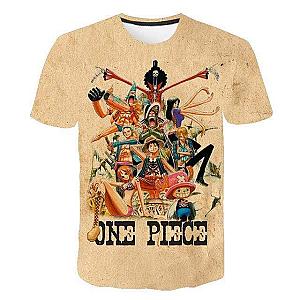 One Piece Retro Mugiwara T-shirt OMN1111