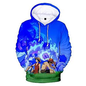 Sweatshirt One Piece Luffy And Ace The Memory Of A Brother OMN1111