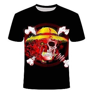 One Piece T Shirt Straw Hat Crane OMN1111