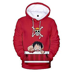 Sweatshirt One Piece Kawaii Monkey D Luffy OMN1111