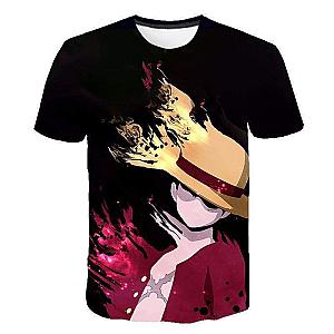 One Piece Style T Shirt Paint Luffy OMN1111