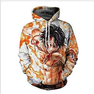 One Piece Sweatshirt Ace Fight OMN1111