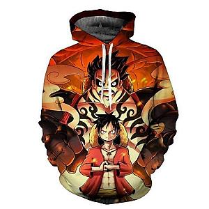 One Piece Luffy and Luffy Gear Fourth Sweatshirt OMN1111