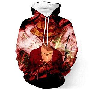 One Piece Luffy Straw Hat Bad Ass Sweatshirt OMN1111