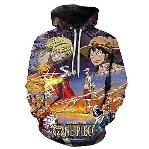 One Piece Sanji Vs Luffy Sweatshirt OMN1111