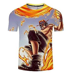 T-Shirt One Piece Ace the Brother of Sabo OMN1111