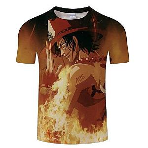 T-Shirt One Piece The Burning Ace OMN1111