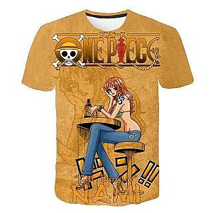 T-Shirt One Piece the Thief Navigator Nami OMN1111