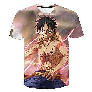 T-Shirt One Piece Luffy fights OMN1111