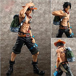 One Piece Ace Figure Interchangeable position OMN1111