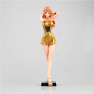 One Piece Nami Golden Dress Figure OMN1111