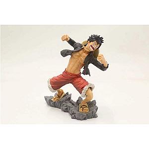 One Piece Monkey D Luffy Jacket Black Figure OMN1111