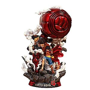 One Piece Luffy Gear Second and Gear Fourth Collector Statue OMN1111