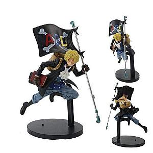 One Piece Sabo and his flag figurine OMN1111