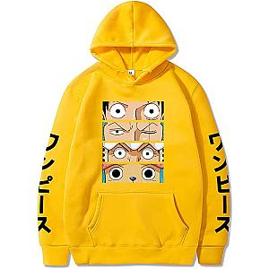 One Piece Hoodies - One Piece Luffy Zoro Chopper Printed Pullover Anime Hoodie