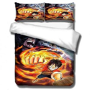 One Piece Luffy Aokiji And Blackbeard Bedding Sets OMN1111