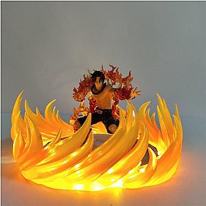 One Piece Portgas D Ace Circle Of Fire Nightlight OMN1111