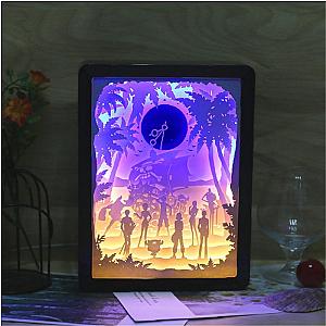 Led Clock One Piece Straw Hat Crew OMN1111